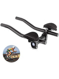 TT Handlebar Aero Bars Bicycle Rest Handlebar Bike Aluminium Alloy Arm Rest Handlebar Bicycle Tri Bars Relaxlation Handlebars