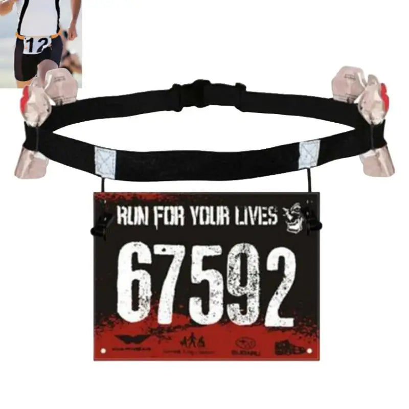 Running Belt Marathon Race Number