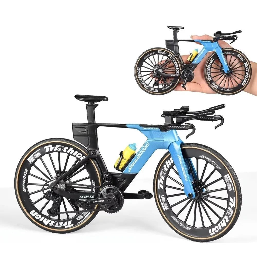 Road Bike Model Red Blue Green 1:8 Collectible Bike T