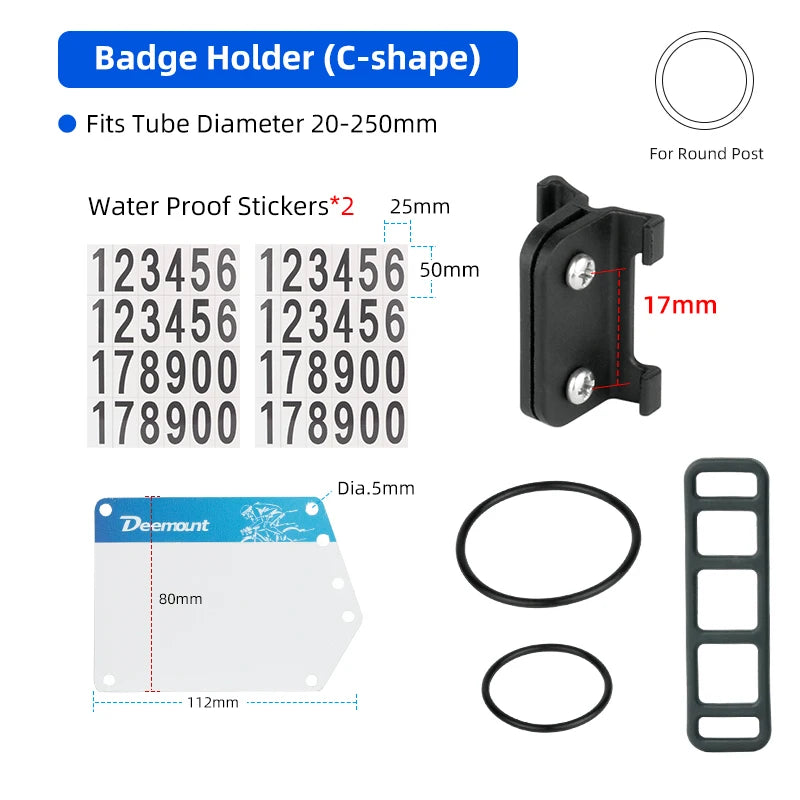 Bicycle Triathlon Racing Number Plate Holde