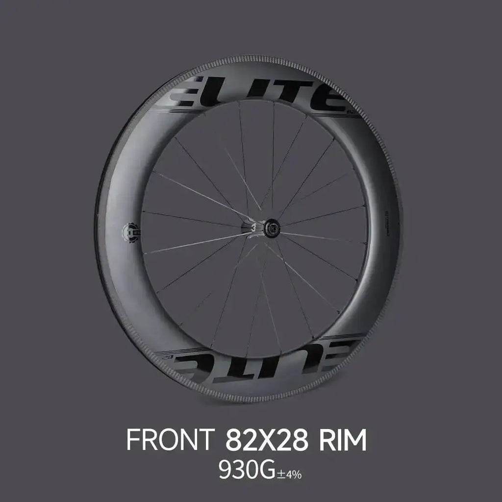 ELITEWHEELS AERO-TT Wheels Carbon Fiber Triathlon Wheelst  V Brake Tubeless Clincher Wheel For TT Bike Racing