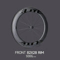 ELITEWHEELS AERO-TT Wheels Carbon Fiber Triathlon Wheelst  V Brake Tubeless Clincher Wheel For TT Bike Racing