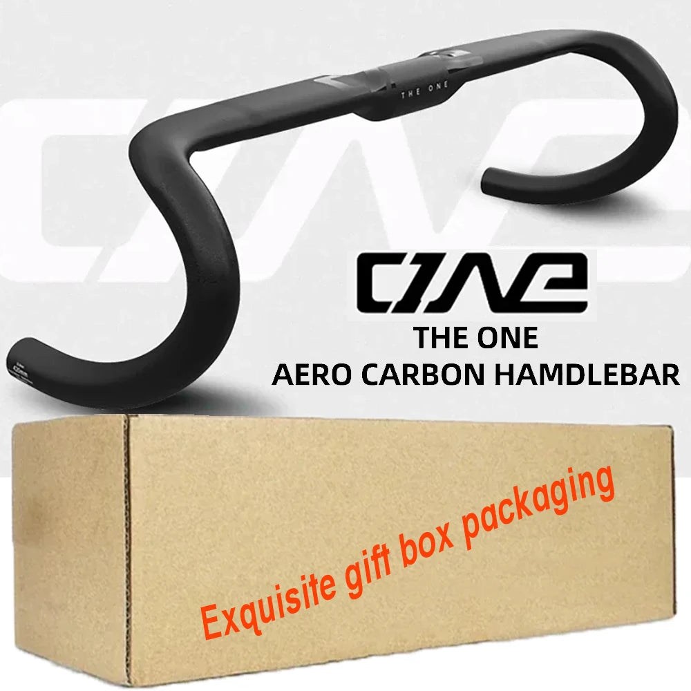 Carbon Bike Handlebar for Road Gravel Bicycle, 360-420mm