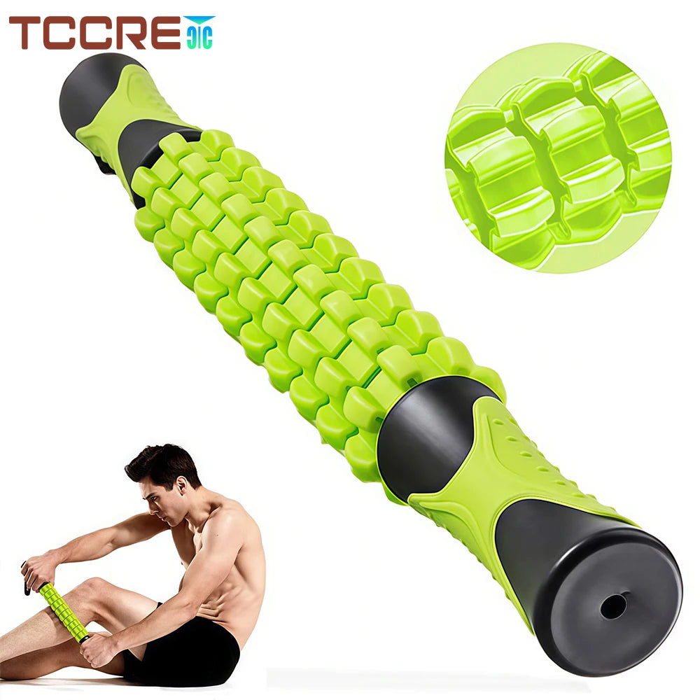 Muscle Roller Massage Stick for Athletes, Body Massager Soreness, Cramping Pain Tightness Relief Helps Legs Back Recovery Tools