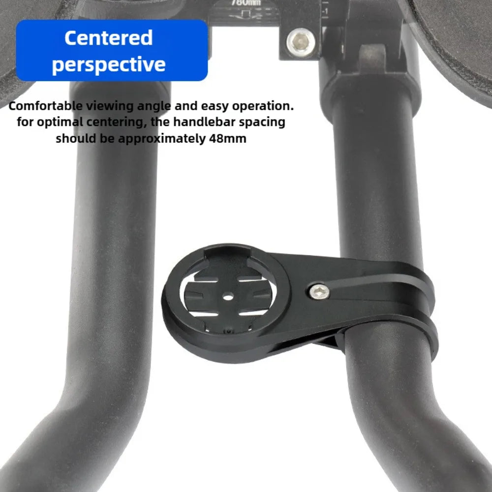 Special for bicycle computer mount on TT aerobars, extension for triathlon bike handlebar crossbar