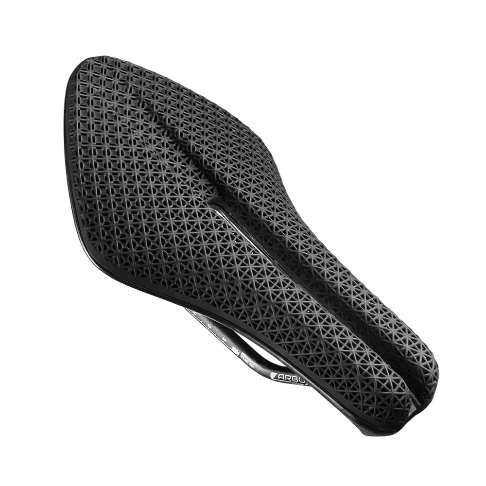 Carbon 3D Printed Bike Saddle 210g Monocoque Oval 7x9mm For TT Triathlon