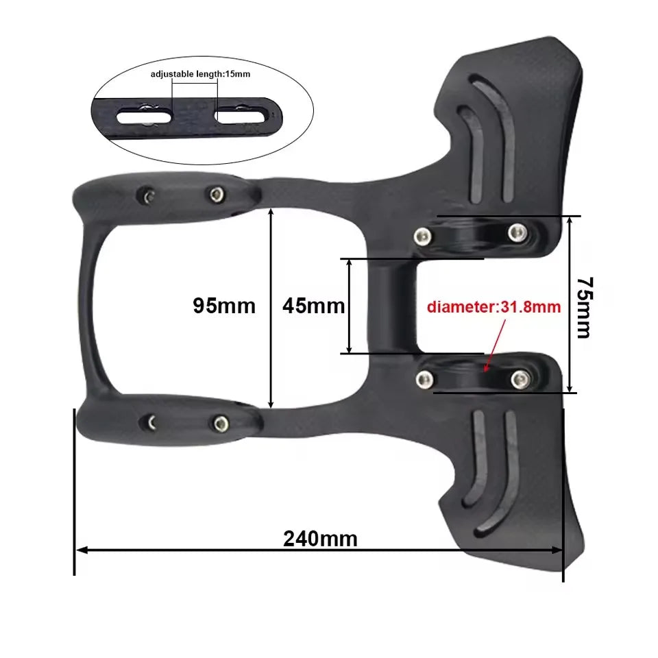 Aero Bars Triathlon Bicycle Handlebar 31.8 Triathlon
