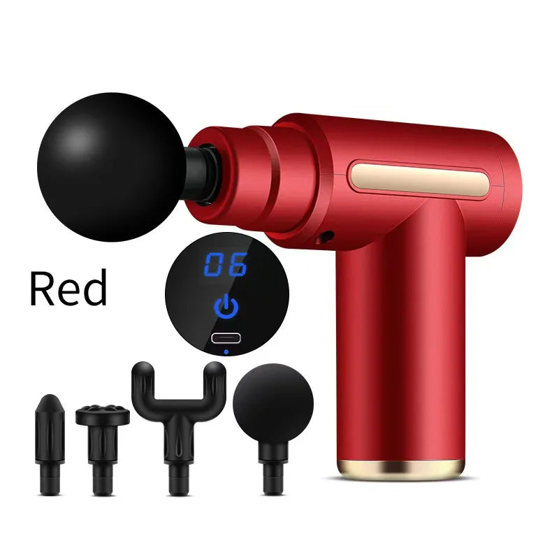 Portable Mini Massage Gun USB Rechargeable Lightweight Electric Muscle Relaxation