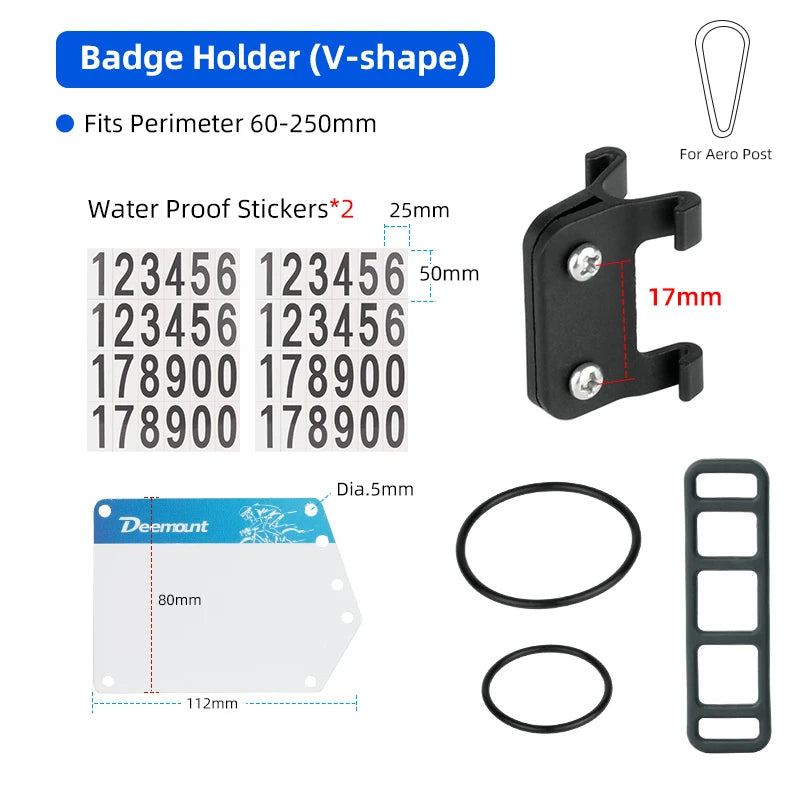 Bicycle Triathlon Racing Number Plate Holde