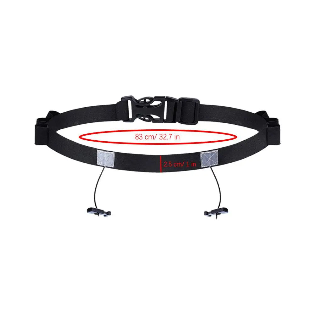 Ironman Triathlon Marathon Running Belt Adjustable Elastic