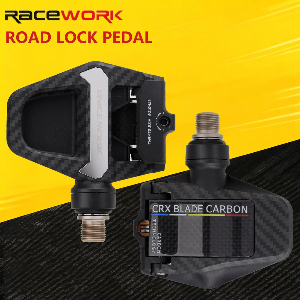 Carbon Fibre Nylon Ultralight Clipless Platform Pedals For SPD
