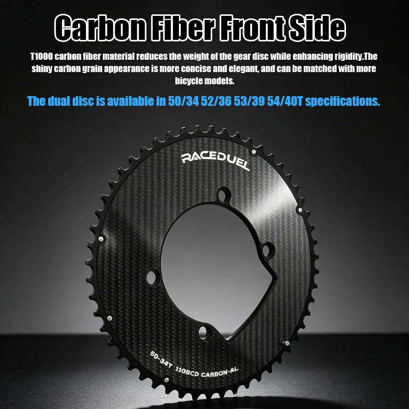 110BCD Bicycle Chainwheel Carbon Fiber for R7000/8000/9100
