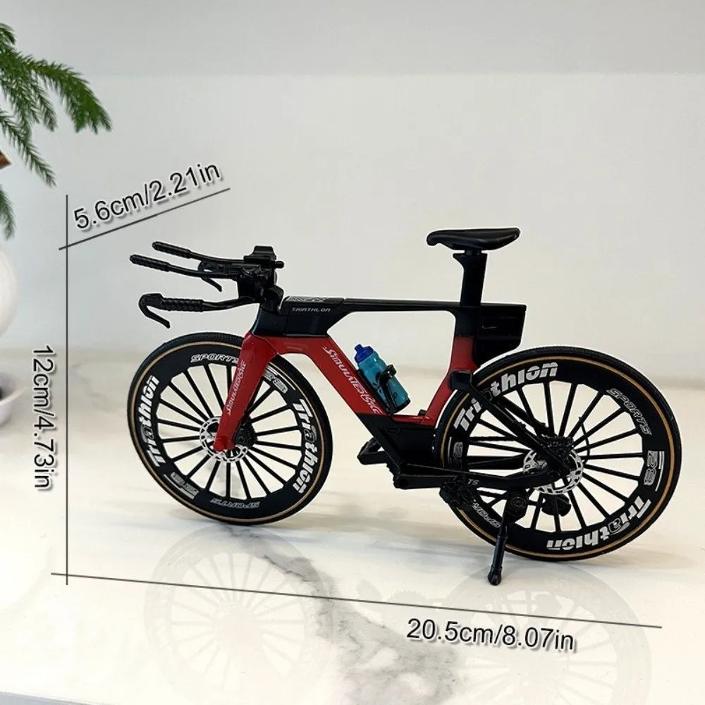 Road Bike Model Red Blue Green 1:8 Collectible Bike T