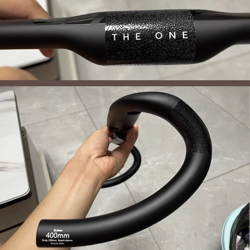 Carbon Bike Handlebar for Road Gravel Bicycle, 360-420mm