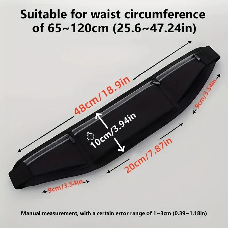 Running Waist Bag Sports Waist Pack Wallet Adjustable Men Women Running Pouch Belt Phone