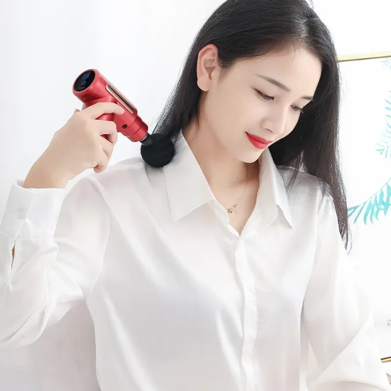 Portable Mini Massage Gun USB Rechargeable Lightweight Electric Muscle Relaxation