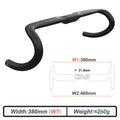 Carbon Bike Handlebar for Road Gravel Bicycle, 360-420mm
