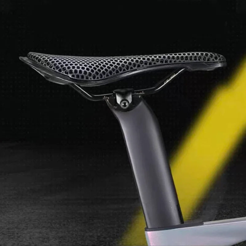 3D Printed Saddle 7*7mm Bike Seating For Men Women Triathlon