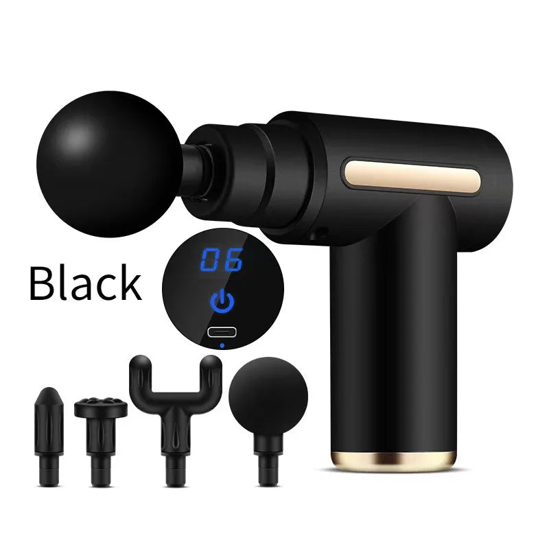 Portable Mini Massage Gun USB Rechargeable Lightweight Electric Muscle Relaxation
