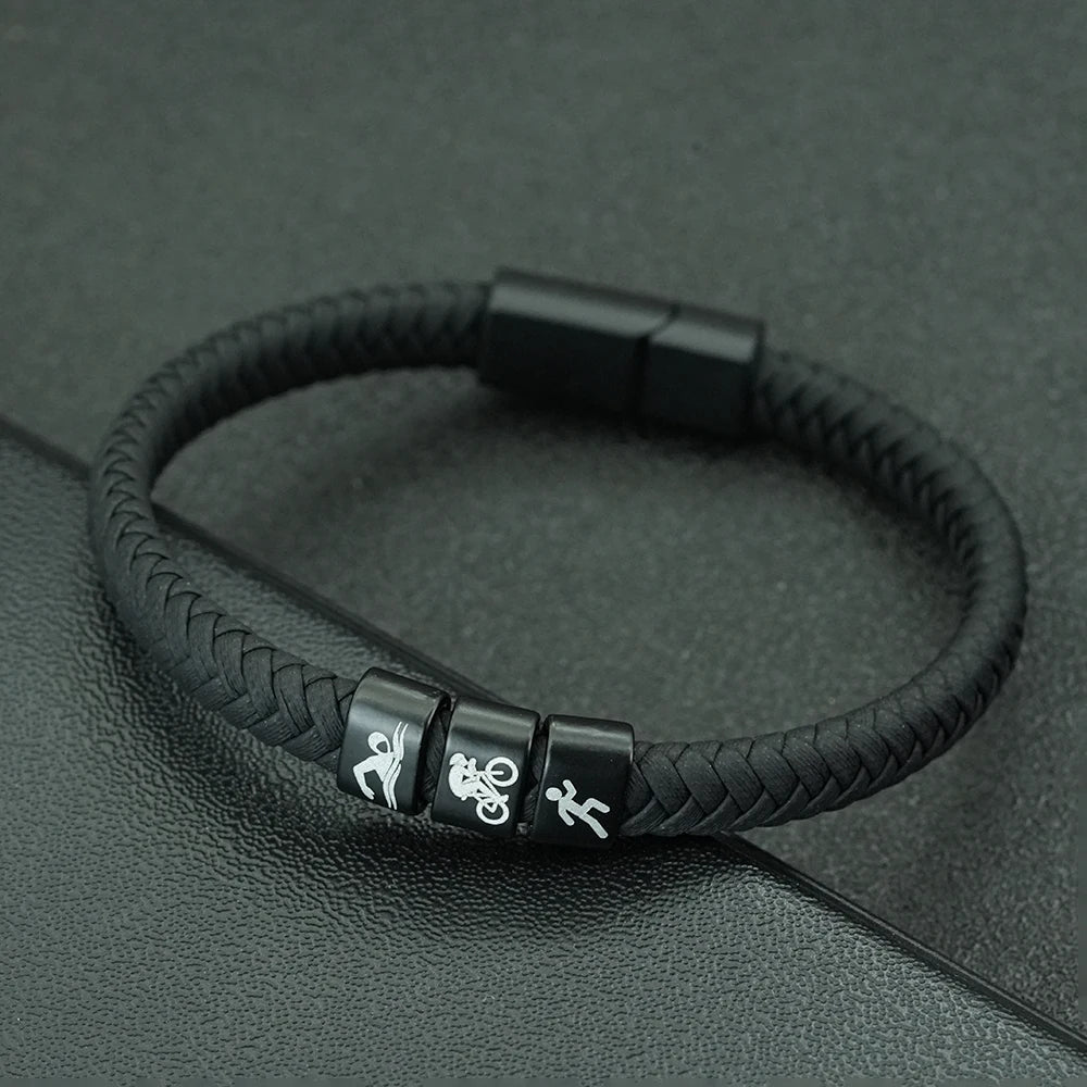 Triathlon Swim Bike Run Bracelet