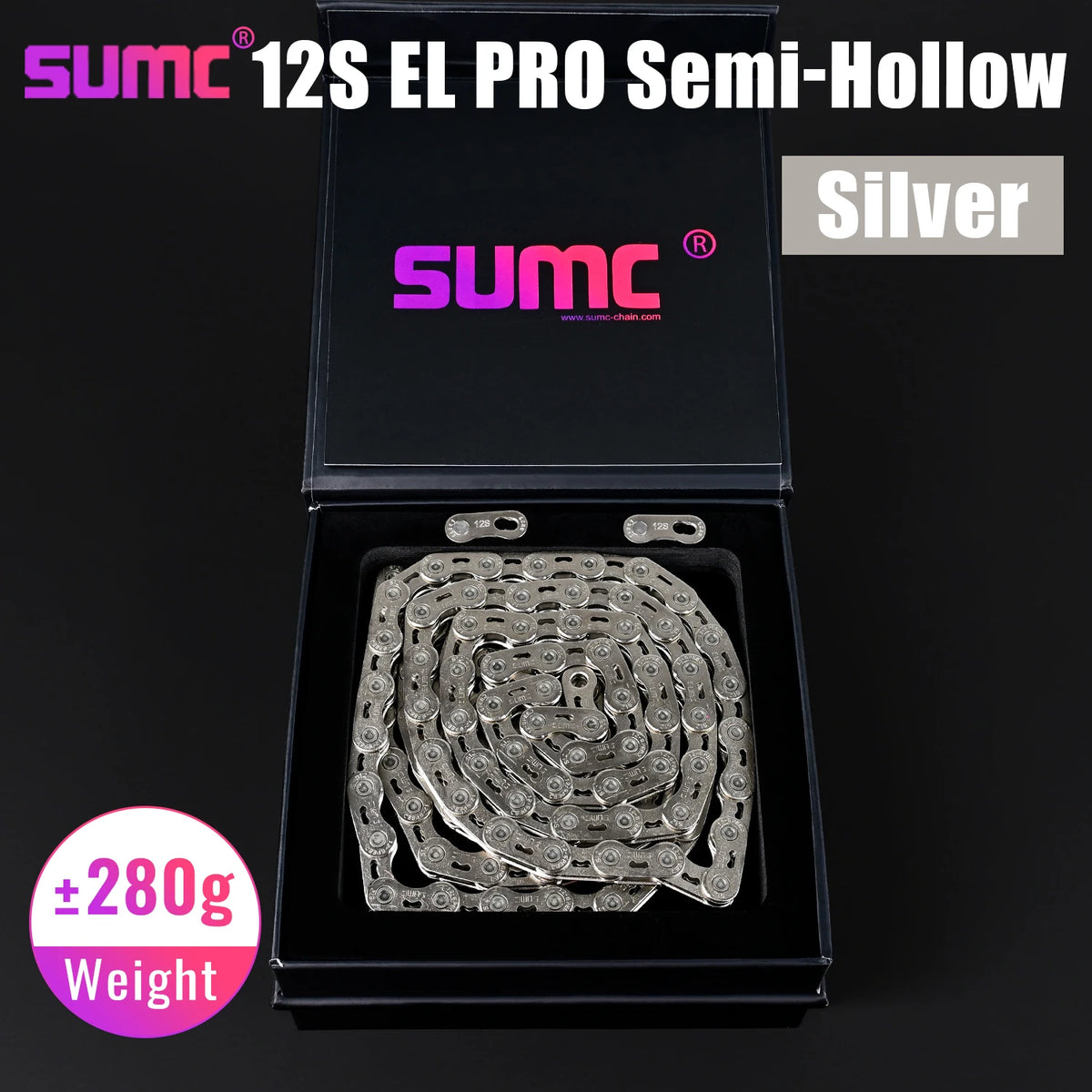 12 Speed Bike Chain SL Full/EL Half Hollow 126L MTB Road Chain for Shimano SRAM Campagnolo Rainbow Gold Oil Slick Ultraligh