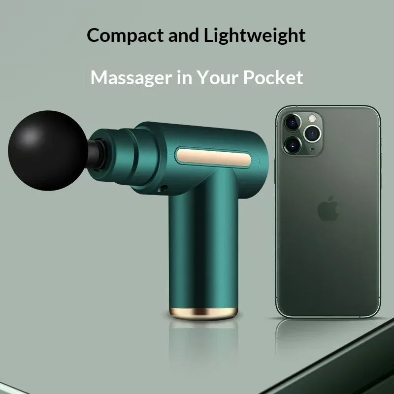 Portable Mini Massage Gun USB Rechargeable Lightweight Electric Muscle Relaxation