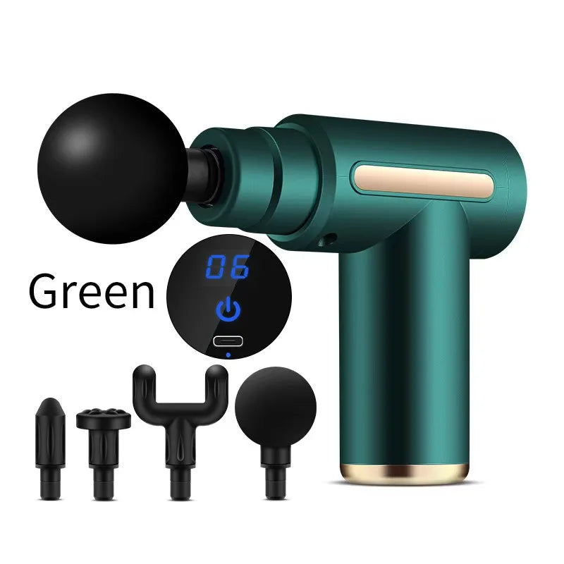 Portable Mini Massage Gun USB Rechargeable Lightweight Electric Muscle Relaxation