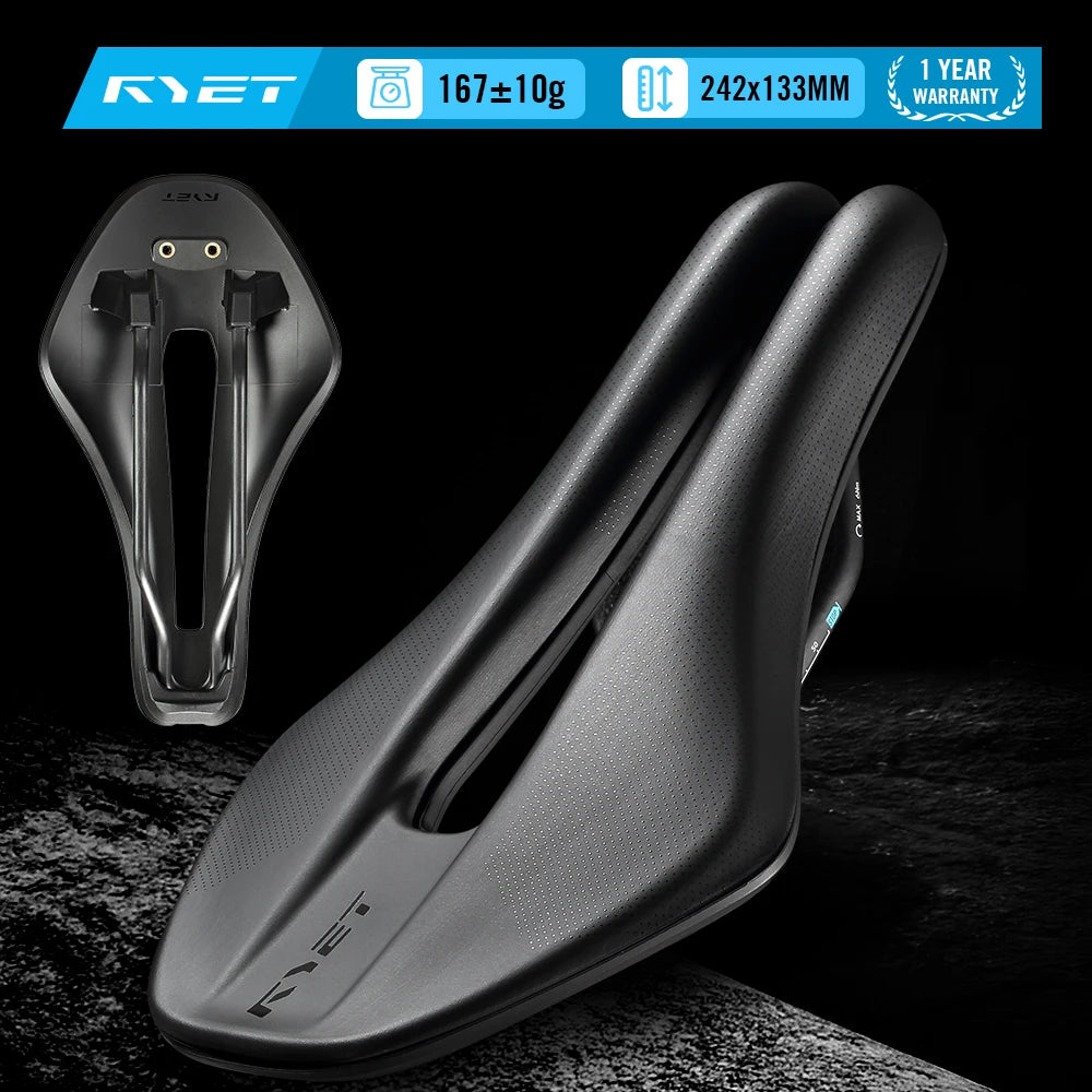 2026 3D Printed TT Saddle 242x133mm 179g Superlight Carbon Fiber Rail Short Nose Aero Time Trial Triathlon Bike Seating Cushions