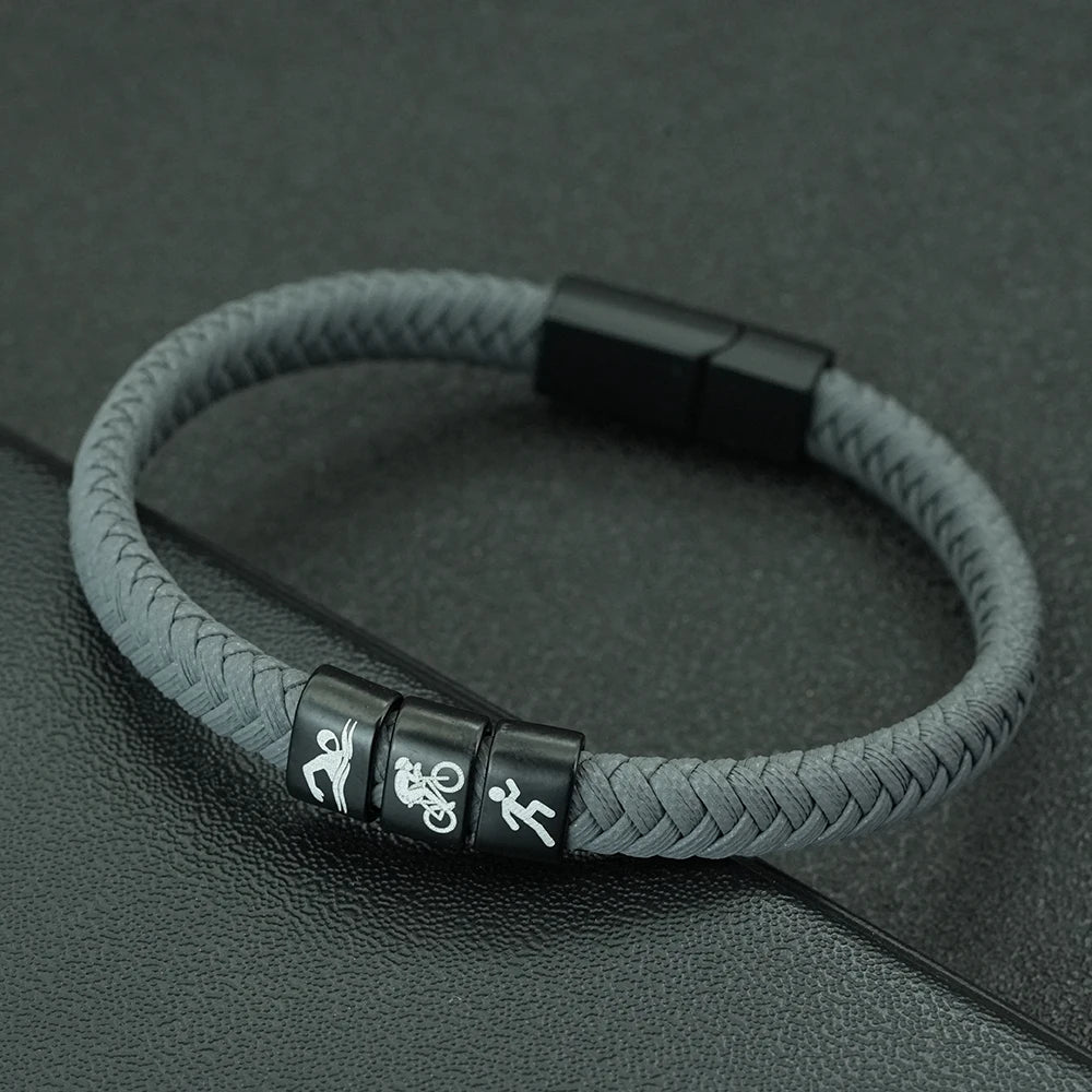 Triathlon Swim Bike Run Bracelet