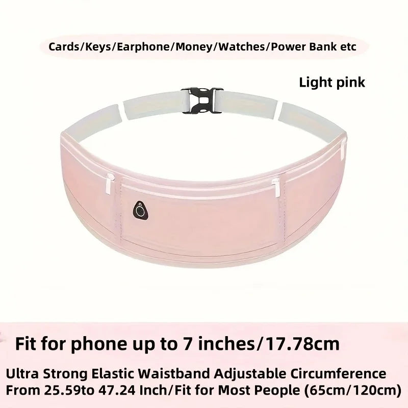 Running Waist Bag Sports Waist Pack Wallet Adjustable Men Women Running Pouch Belt Phone