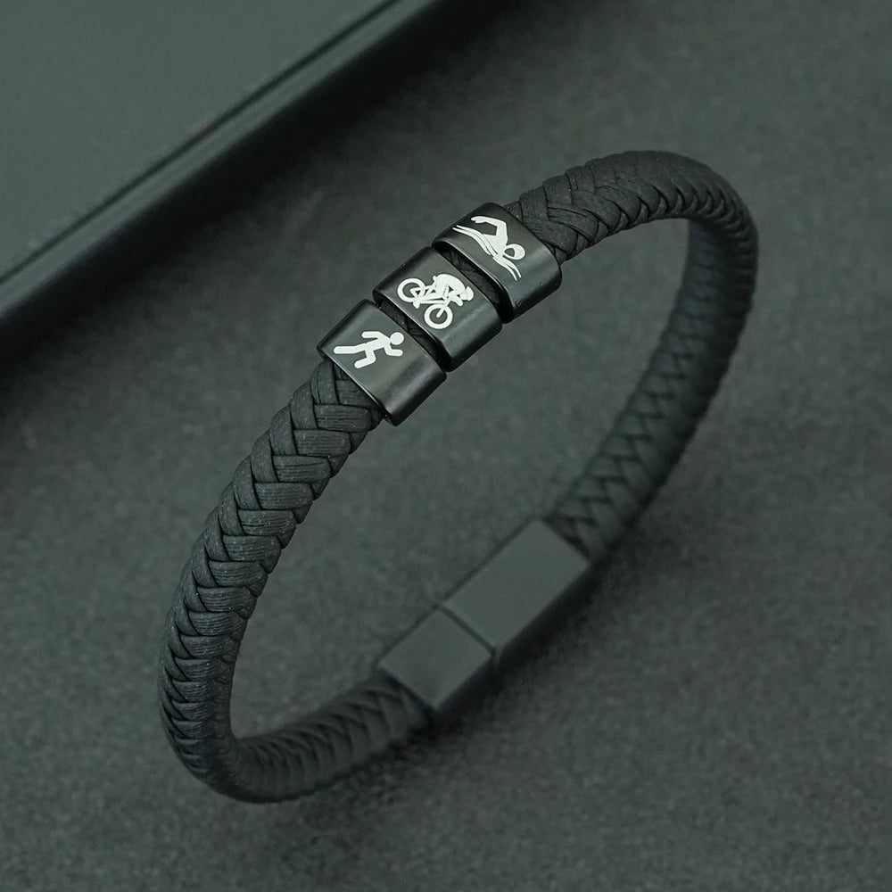 Triathlon Swim Bike Run Bracelet