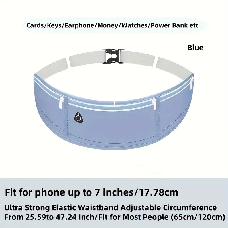 Running Waist Bag Sports Waist Pack Wallet Adjustable Men Women Running Pouch Belt Phone