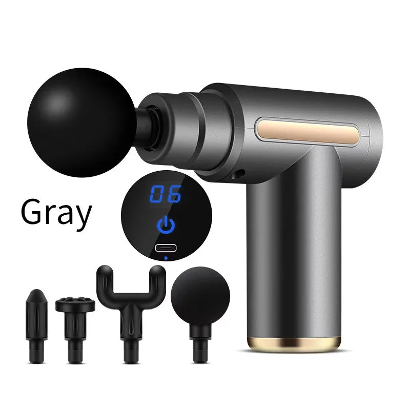 Portable Mini Massage Gun USB Rechargeable Lightweight Electric Muscle Relaxation