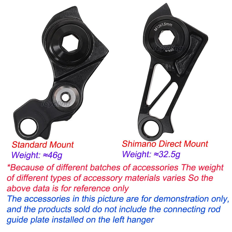 Sram-UDH to Shimano-direct-mount hanger for Shimano-derailleurs