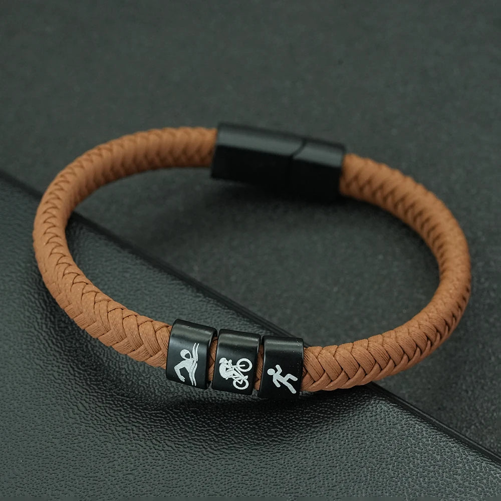 Triathlon Swim Bike Run Bracelet