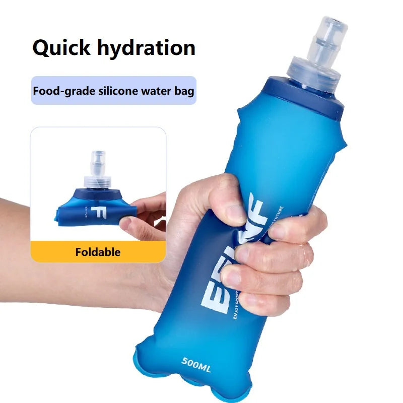 New Flask 500ml Running Soft Water Bottle Running