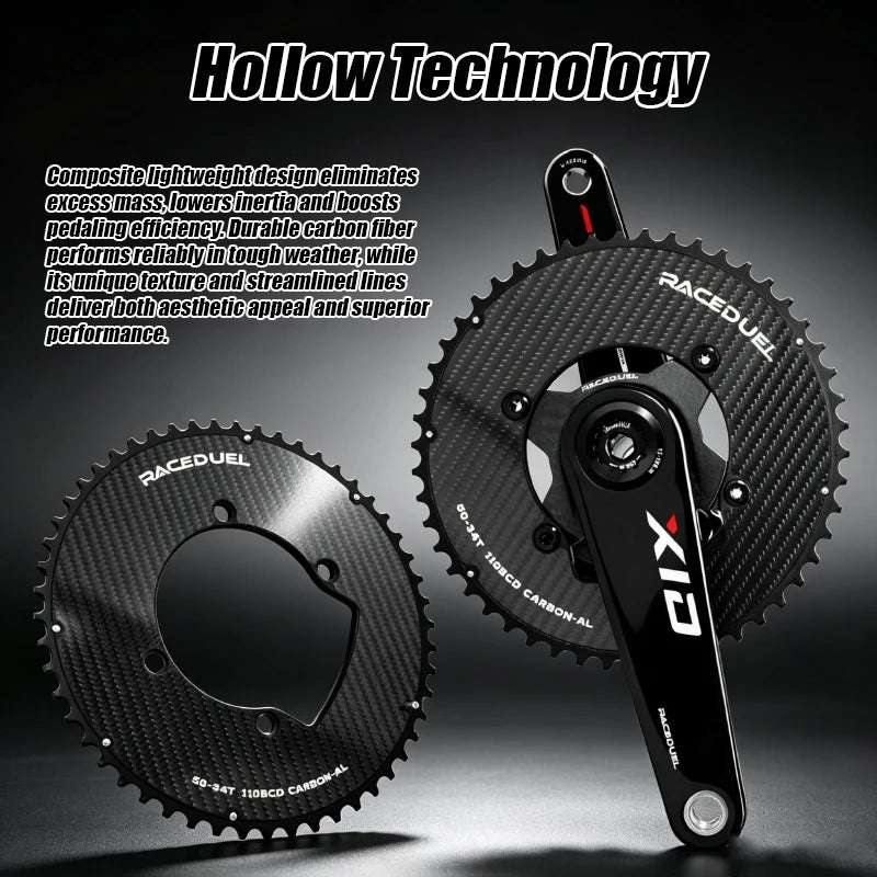 110BCD Bicycle Chainwheel Carbon Fiber for R7000/8000/9100