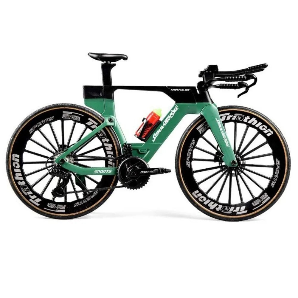 Road Bike Model Red Blue Green 1:8 Collectible Bike T