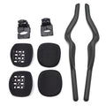 Road Bike Triathlon Time Trial 3K Full Carbon Bicycle Rest TT Handlebar 35° For Aero Handlebar Extension With Clip