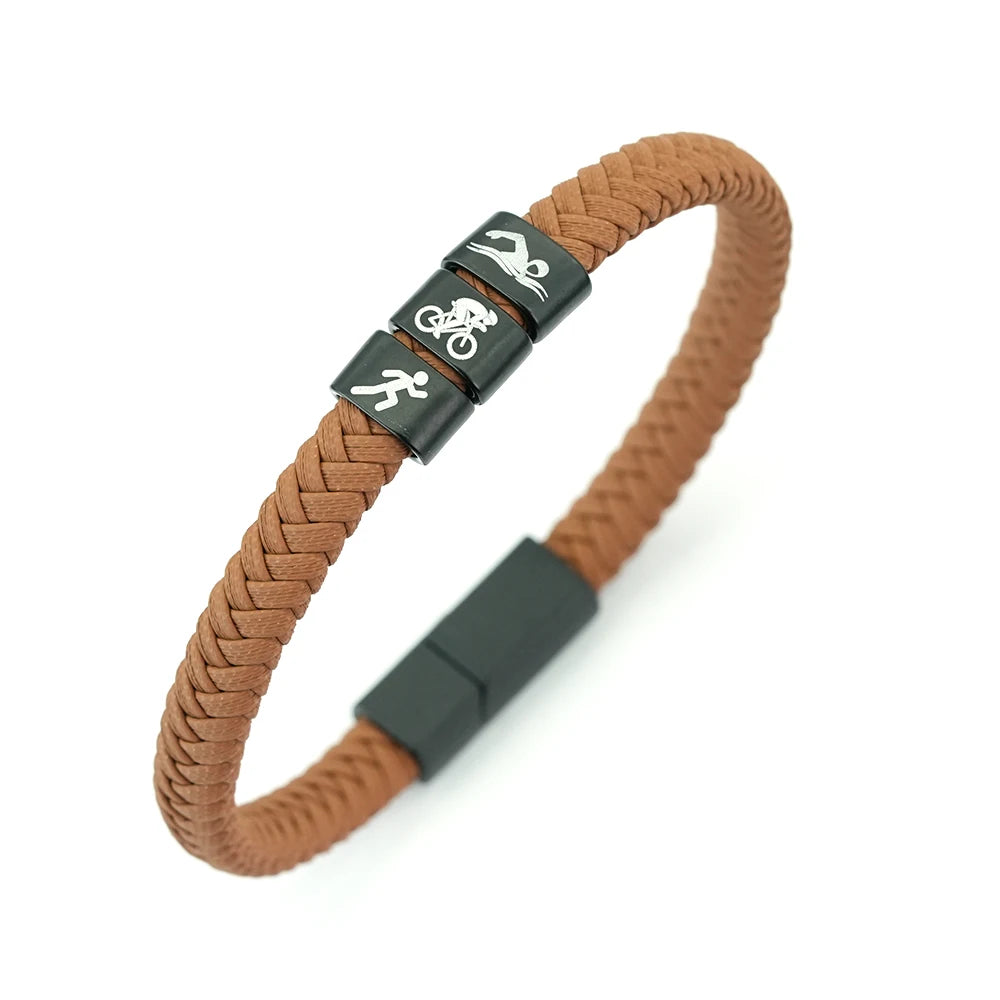 Triathlon Swim Bike Run Bracelet