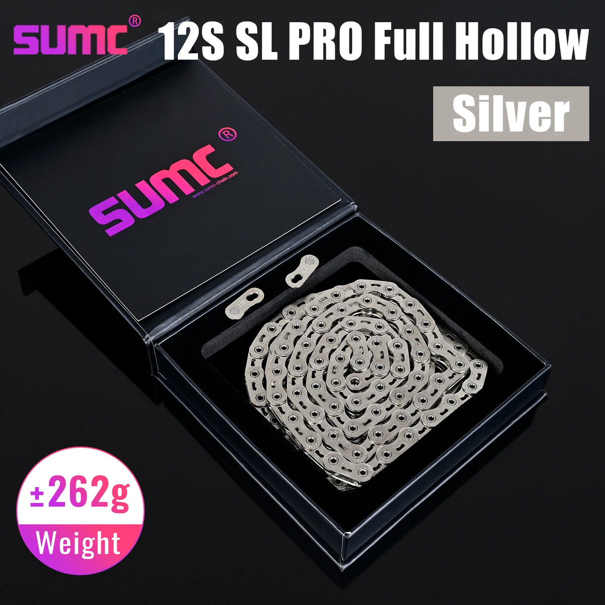12 Speed Bike Chain SL Full/EL Half Hollow 126L MTB Road Chain for Shimano SRAM Campagnolo Rainbow Gold Oil Slick Ultraligh
