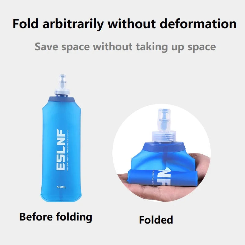 New Flask 500ml Running Soft Water Bottle Running