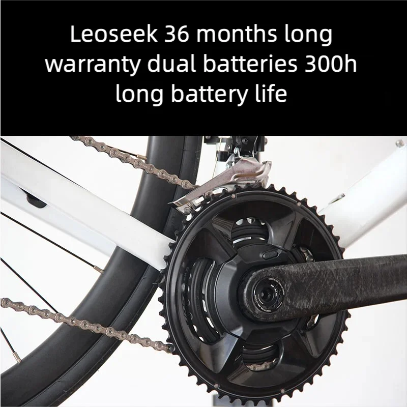 Leoseek Ultralight Power Meter Set Type-C 110BCD ANT+BLUETOOTH 4.0 Spindle Power Meter For Shimano For Sram For Road Bicycle